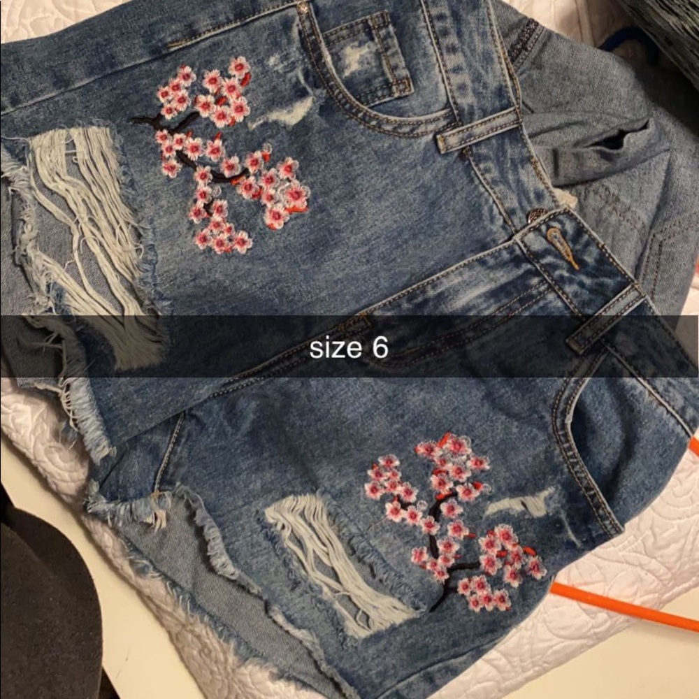 jean shorts